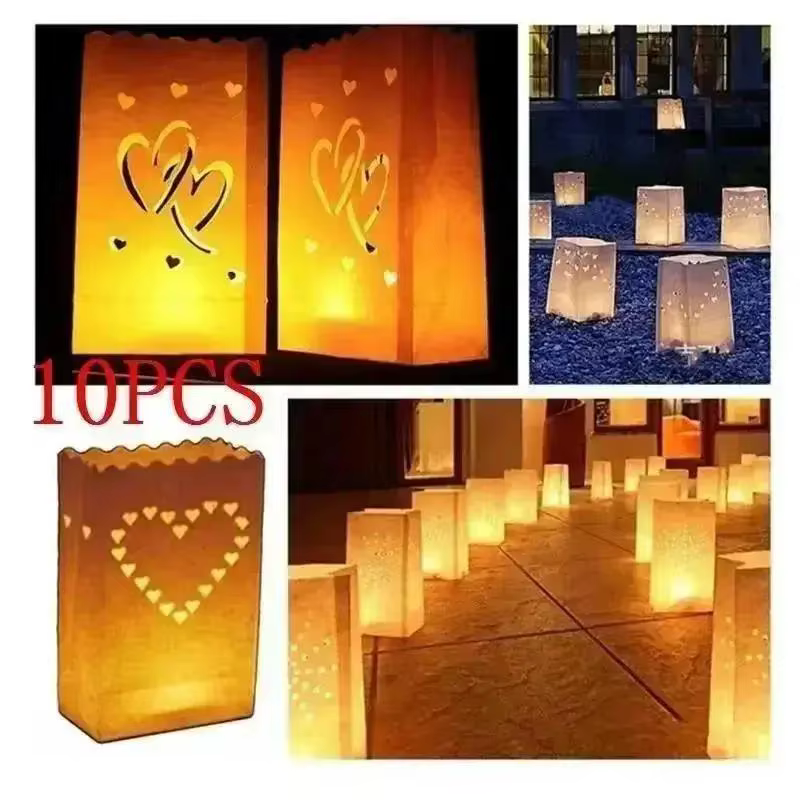 Farolillos de papel románticos para iluminación exterior boda eventos - imagen 2