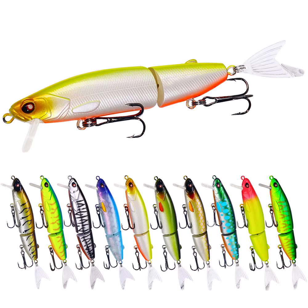Swimbait Articulado Hundido – Cebo Duro para Lucio Lubina y Trucha - imagen 4