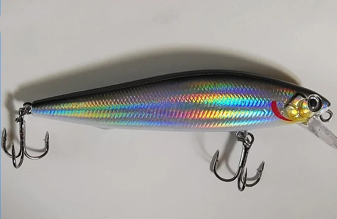 Detalle del cuerpo minnow y perfil para imitar un pez