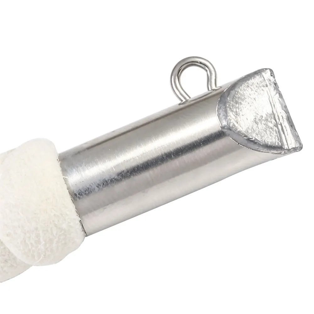 Anzuelos de plomo con pluma de acero inoxidable para atún y tiburón - imagen 4