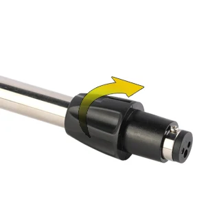 Tubo telescópico de aluminio 689-1254mm