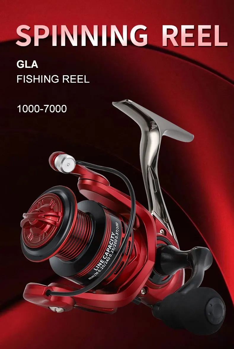 Carrete BILLINGS tipo Spinning en detalle