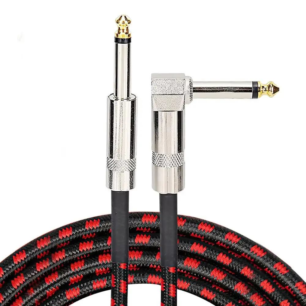 Cable jack TRS blindado chapado en oro bajo ruido 90° - imagen 3