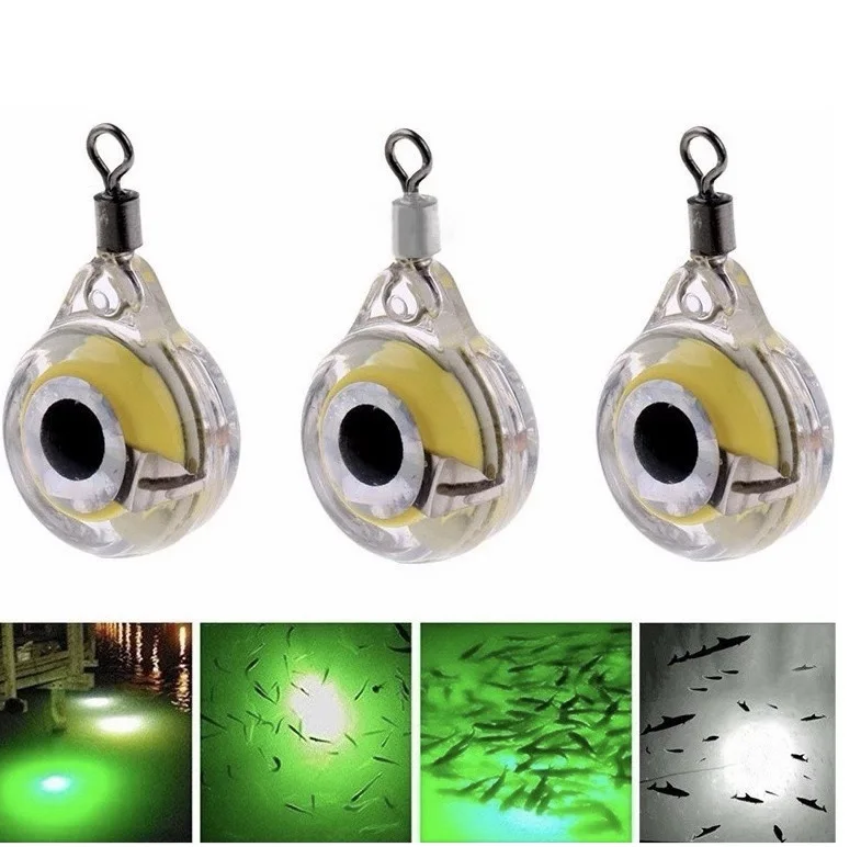 Señuelos luminosos ojo con luz LED para pesca profunda y calamar - imagen 2