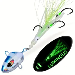Jig Head calamar asistentes falda silicona