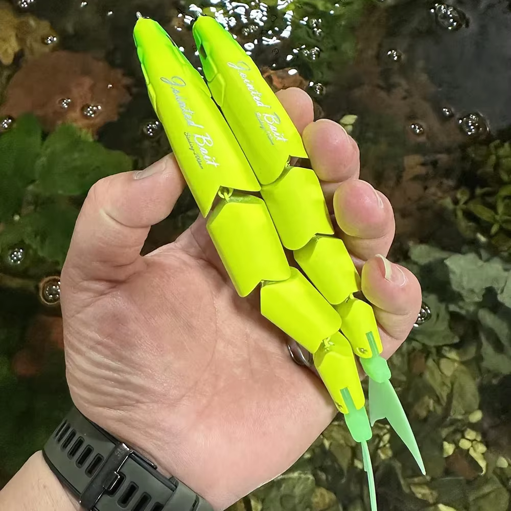Señuelo Toptackle articulado de 170mm y 40g con cuerpo ABS y cola suave