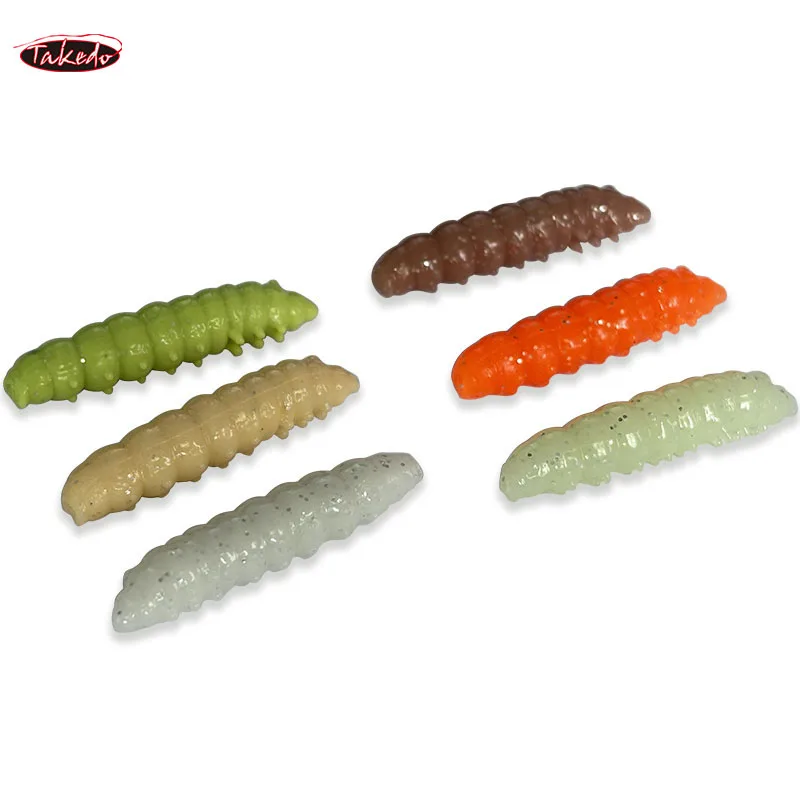 TAKEDO LD02 Señuelo flotante grub TPE suave UV con insecto Luminoso - imagen 2