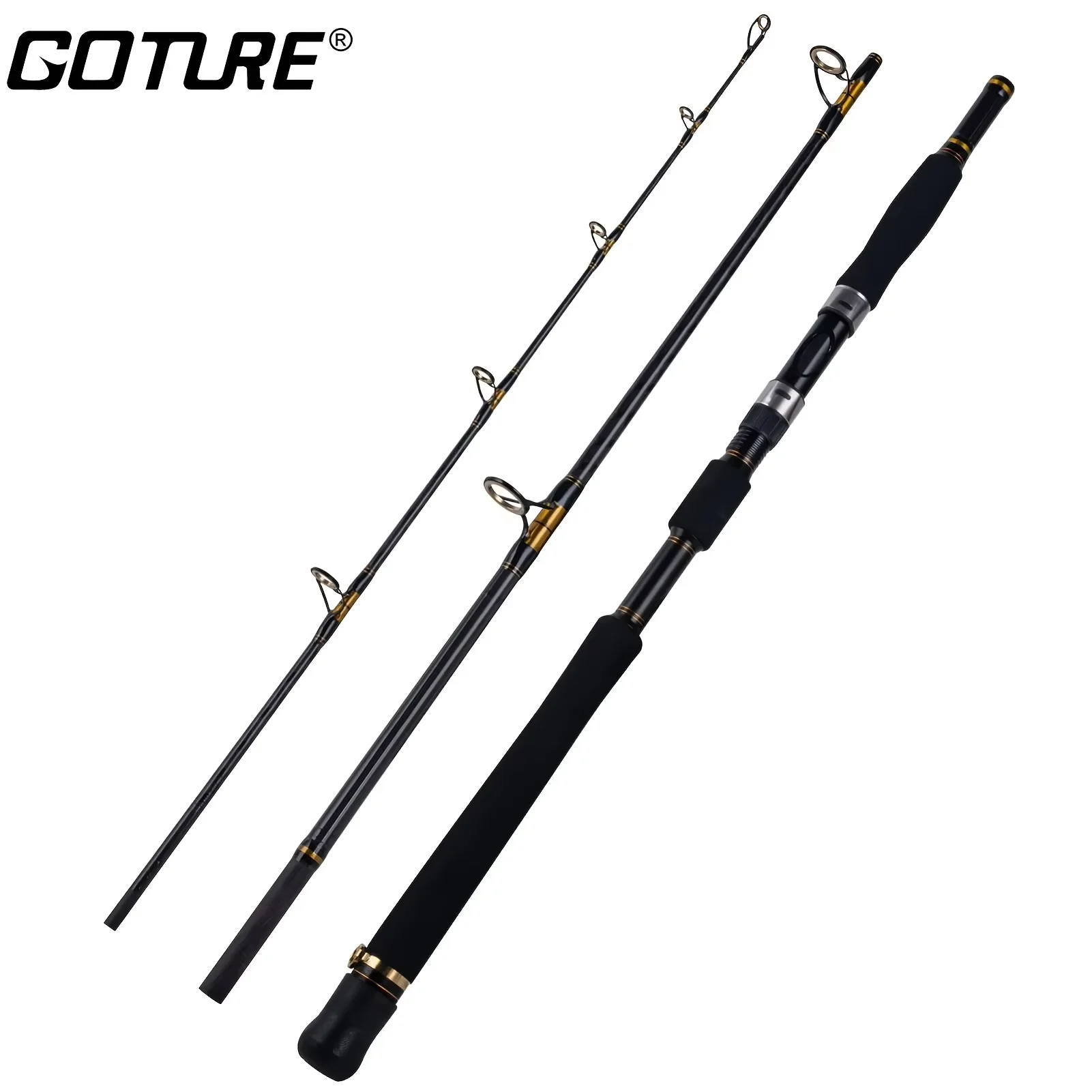 Caña de spinning Goture carbono – Mango EVA para jigging y trolling