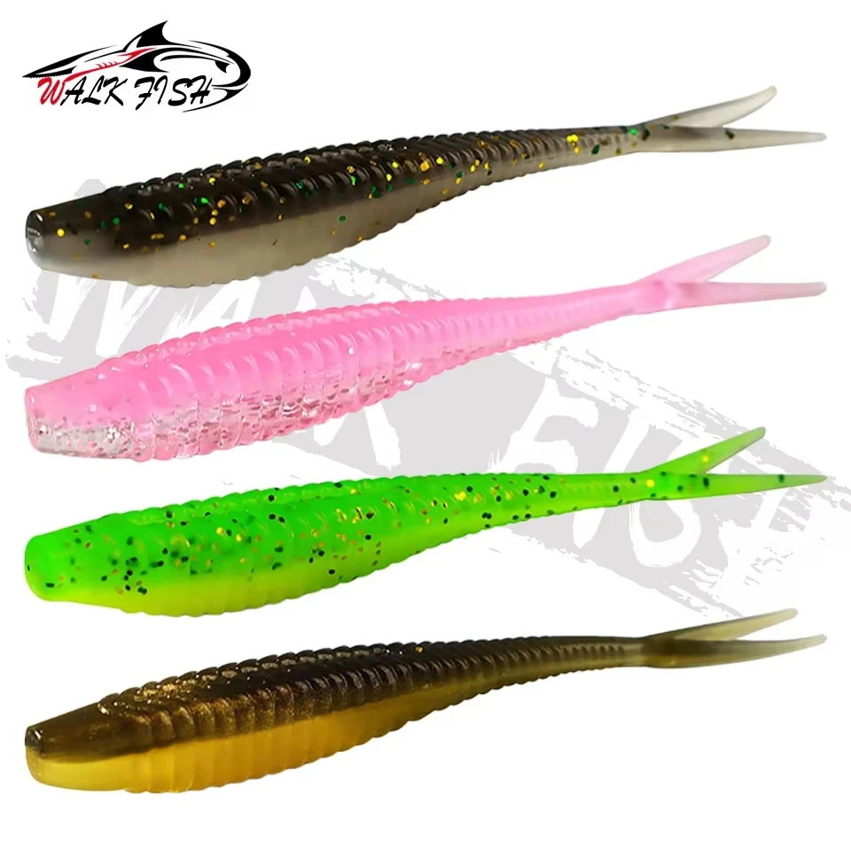 Señuelo blando vinilo WALK FISH – para lubina marina y agua dulce - imagen 2