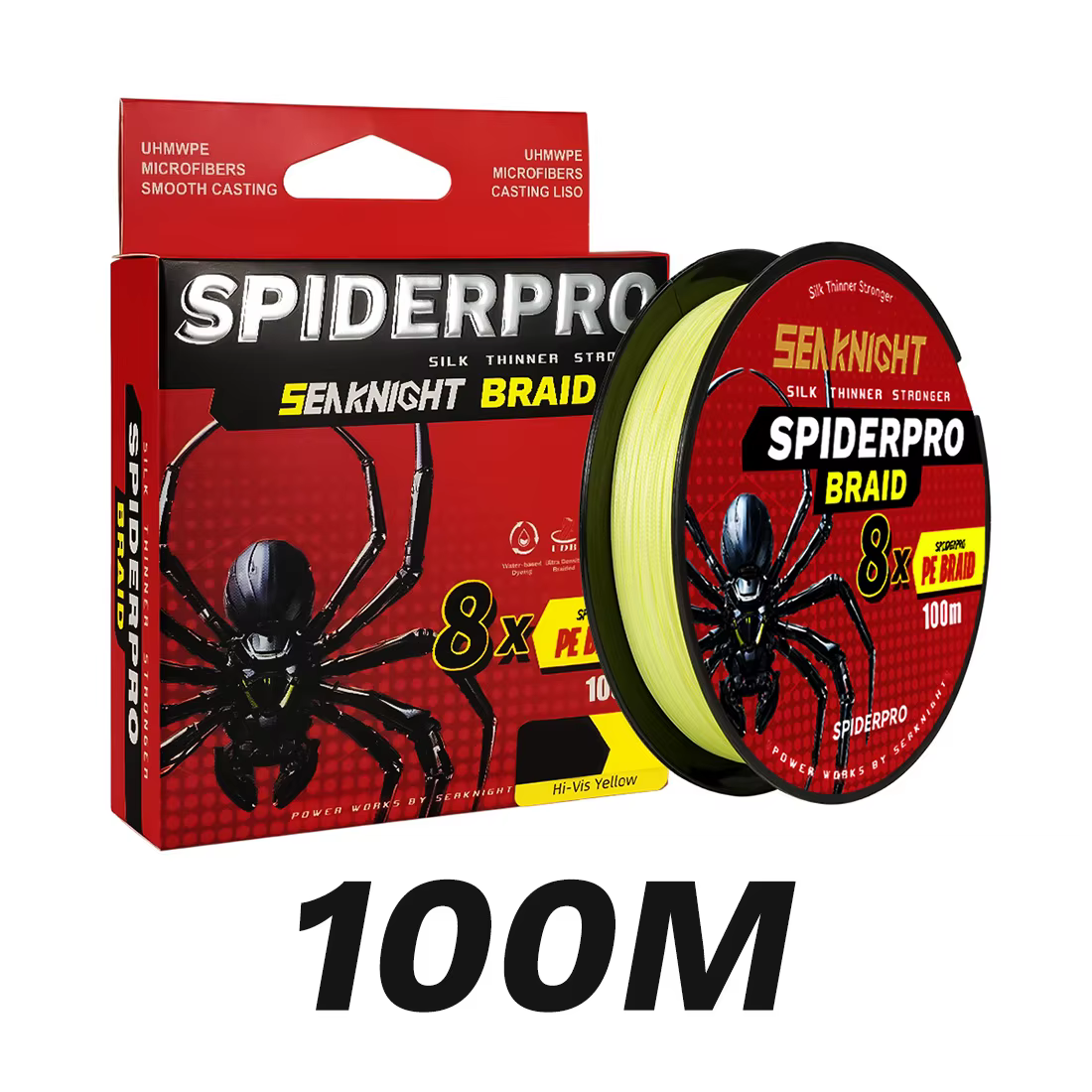 Línea trenzada PE SeaKnight X8 SPIDERPRO – larga distancia - imagen 2