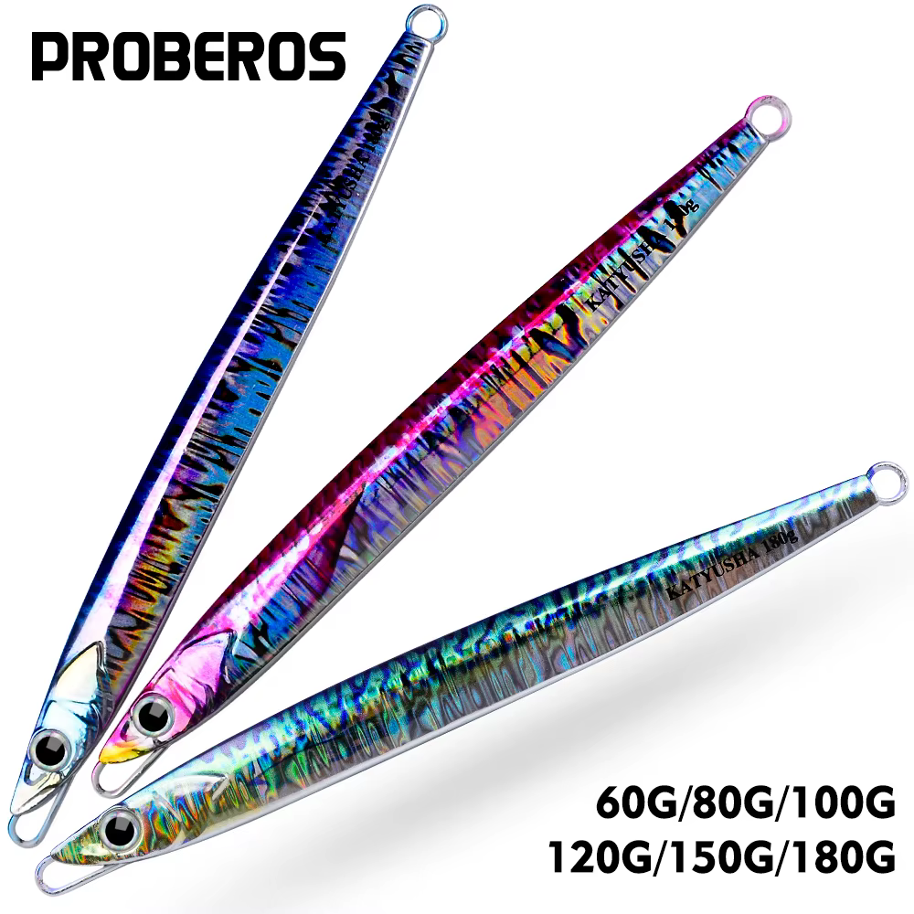 Jig Metal PROBEROS – Cucharas hundimiento rápido para agua salada - imagen 5