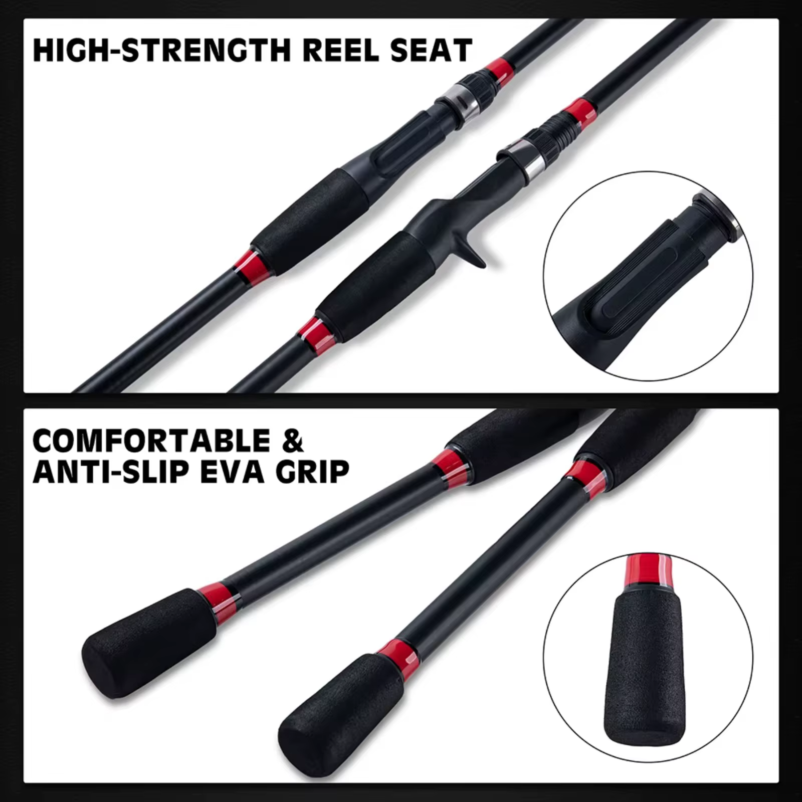 Caña Spinning Goture Ultraligera Viaje – Carbono y Vidrio M 3-50g - imagen 2