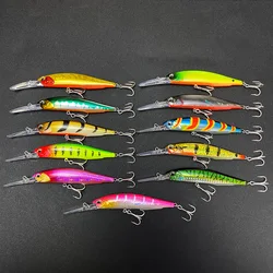 Señuelos Minnow flotantes para carpa, cebo artificial de lance largo