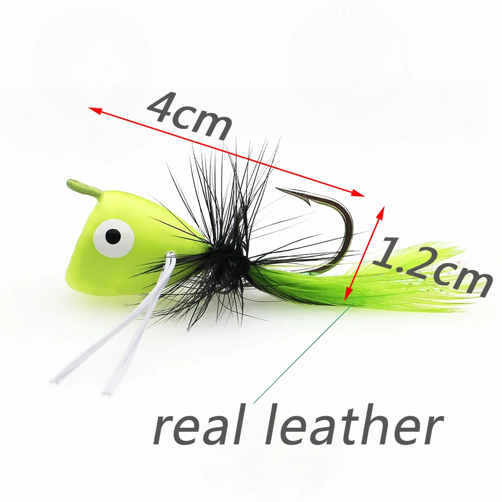 Popper de pesca con mosca Topwater – Señuelo para lubina y trucha - imagen 5