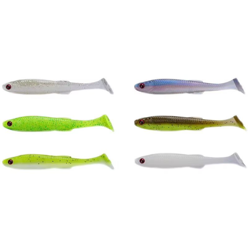 FISHANT Fat Fish T-Tail – Señuelos de silicona para pesca marina - imagen 5