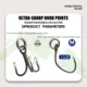 Mini señuelo minnow Mustad para pesca de trucha y lubina - imagen 5