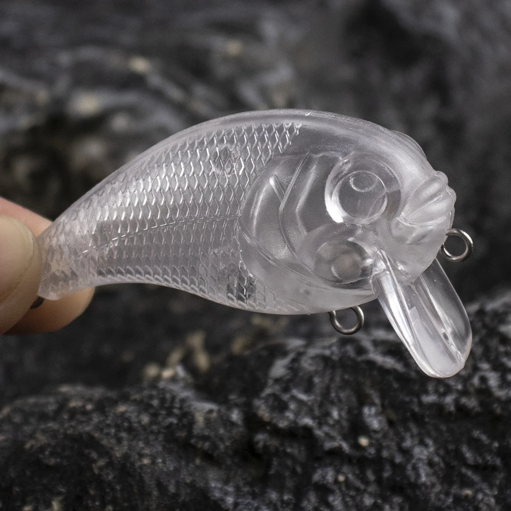 Dr.Holife Crankbait flotante para lubina – cuerpo sin pintar
