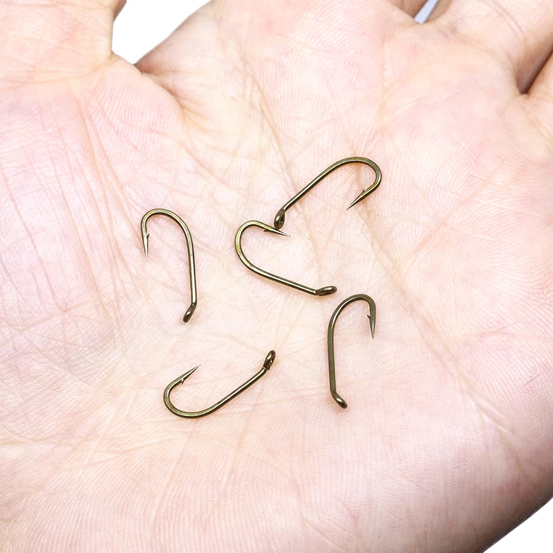 Anzuelos pesca en seco Mustad 3XH con púas bronce para trucha - imagen 5
