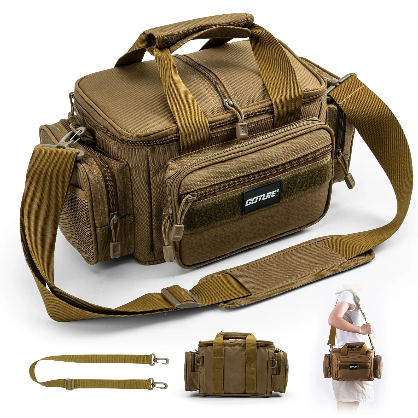Bolsas de pesca Goture Oxford 600D – alta capacidad y resistencia - imagen 3
