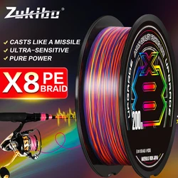 Xbraid X8 Línea trenzada 8 hebras multifilamento suave duradera