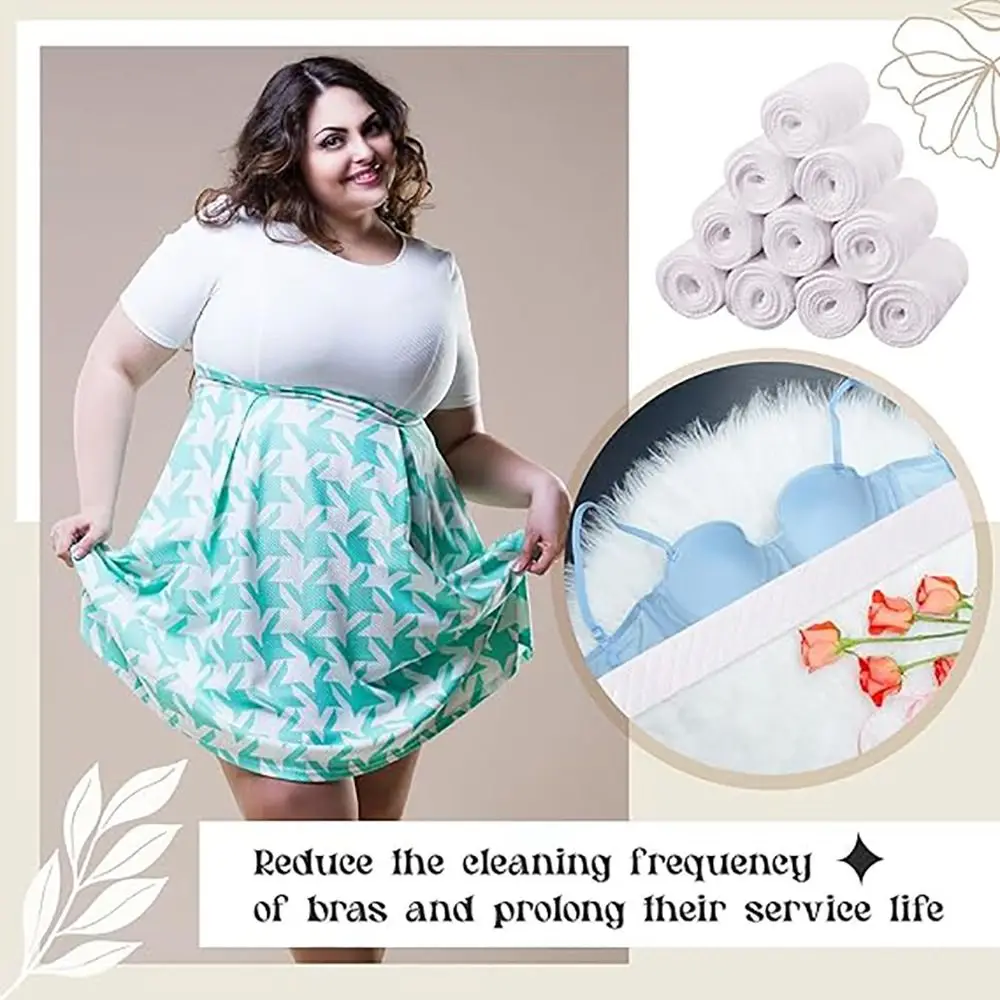 Forros de sujetador reutilizables para verano, suaves y absorbentes - imagen 5