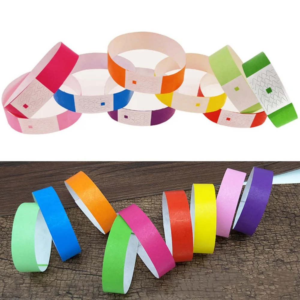 Pulseras Tyvek impermeables de papel sintético para eventos - imagen 5