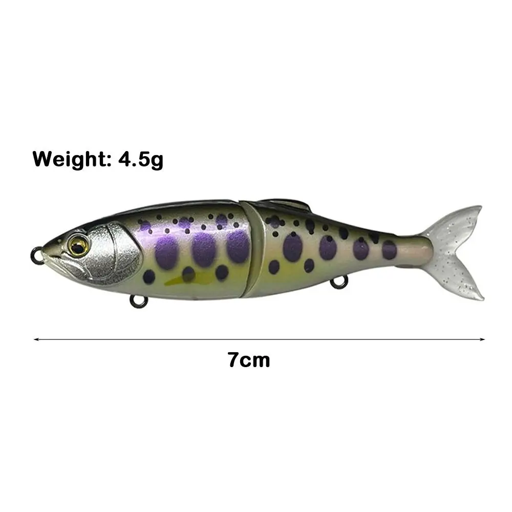 Nuevo señuelo de pesca de trucha 70 mm y 4.5 g en color multicolor