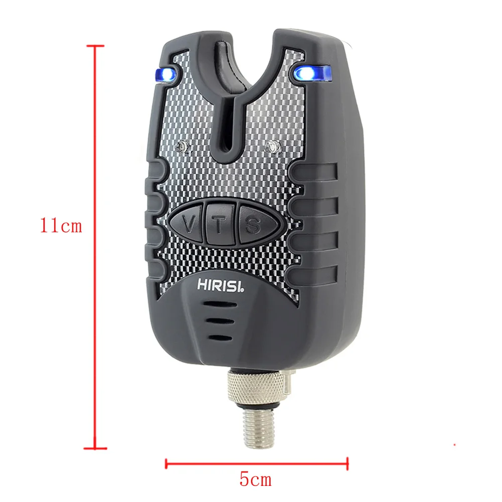 Alarma de pesca Hirisi 3 con jack de 2,5mm para swinger LED