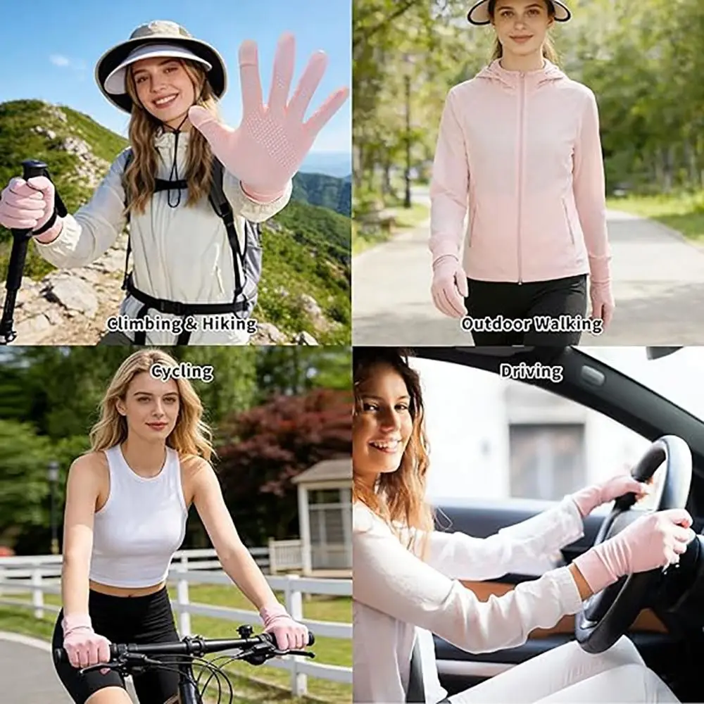 Guantes en uso para exterior