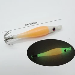 Plantilla de calamar brillante Ackibbik para pesca de pulpo