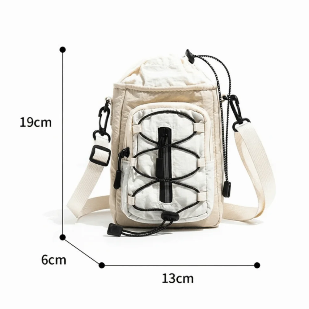 Bolso bandolera deportivo ligero nailon para botella de agua - imagen 4