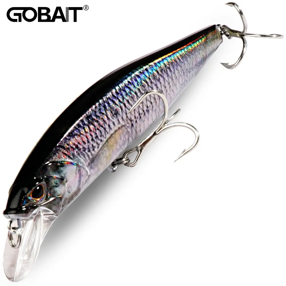Afundando Jerkbait Minnow Flotante – Señuelo con anzuelos triples - imagen 3