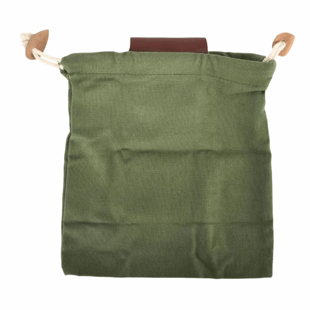 Bolsa de Pesca Deportiva Plegable con Lona y Cuero - imagen 4