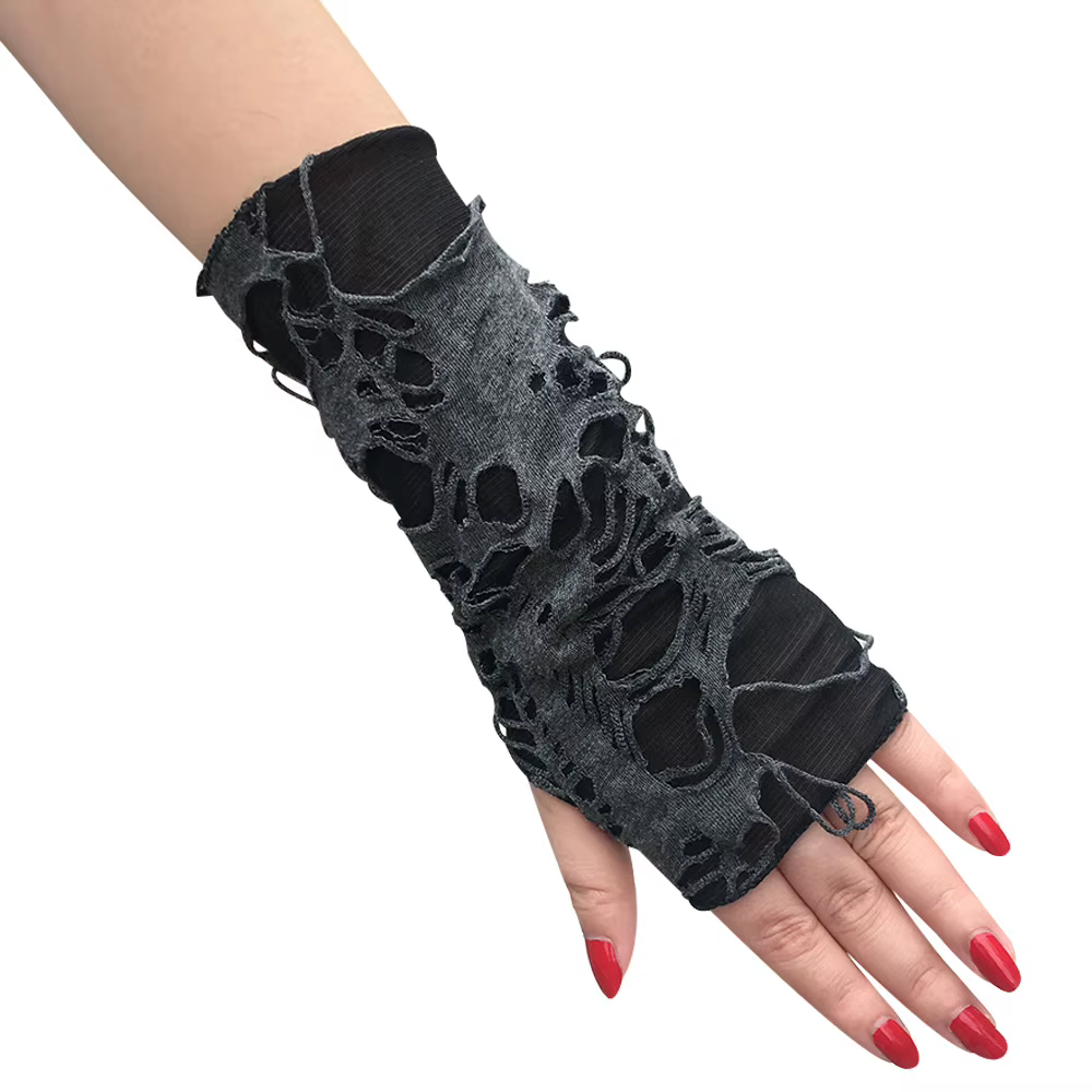 Guantes pesca sin dedos negros resistentes desgaste para spinning - imagen 5