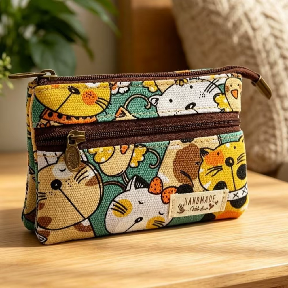 Monedero Impermeable con Estampado Dibujos Animados para Tarjetas y Mujer - imagen 4