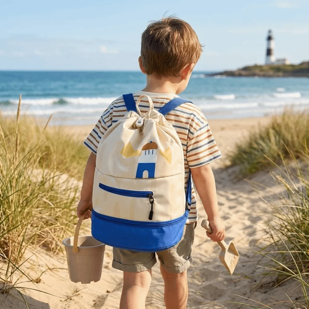 Mochila impermeable ligera con compartimento para zapatos resistente - imagen 5