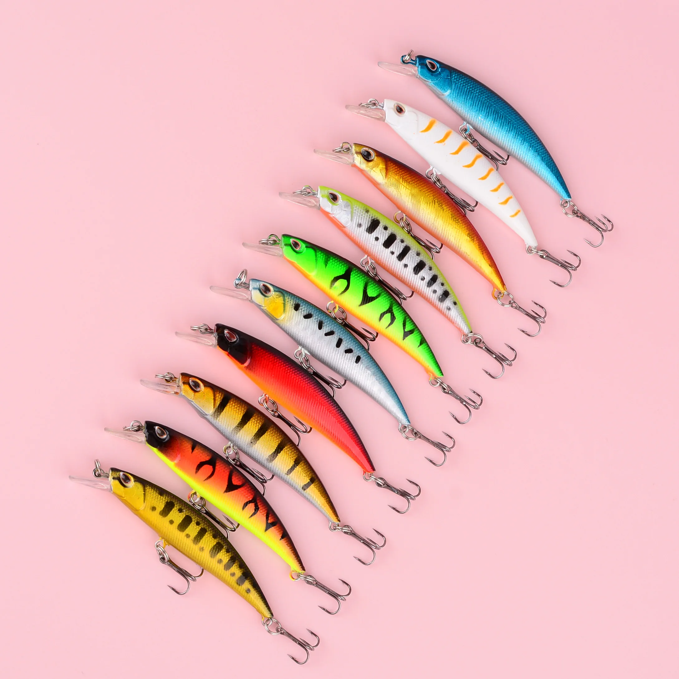 Señuelo Minnow de cebo duro modelo popular – Para diferentes profundidades - imagen 4