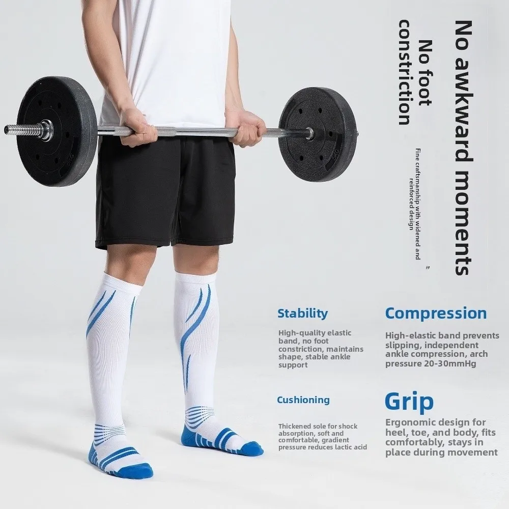Calcetines deportivos de compresión transpirables hasta la rodilla - imagen 3