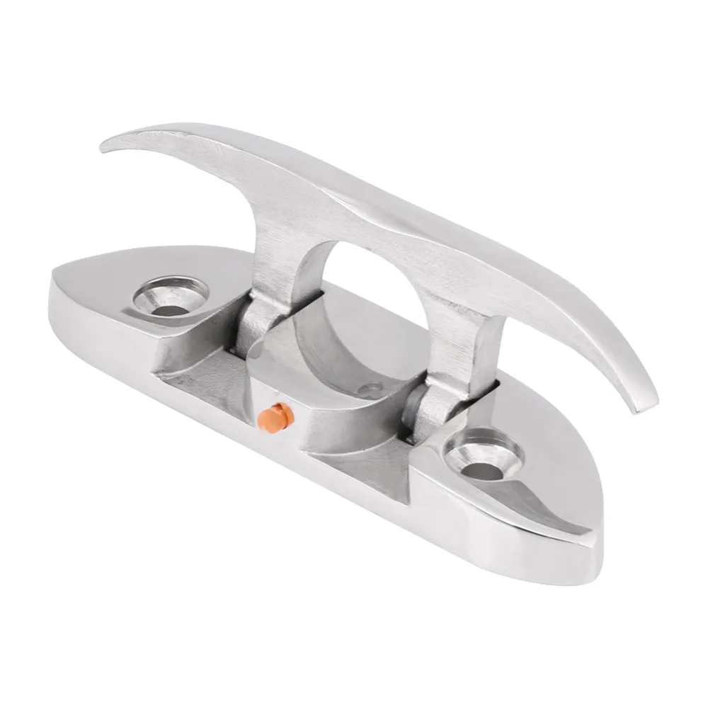 Cleat marino inoxidable 316 plegable de acero con fijación - imagen 4