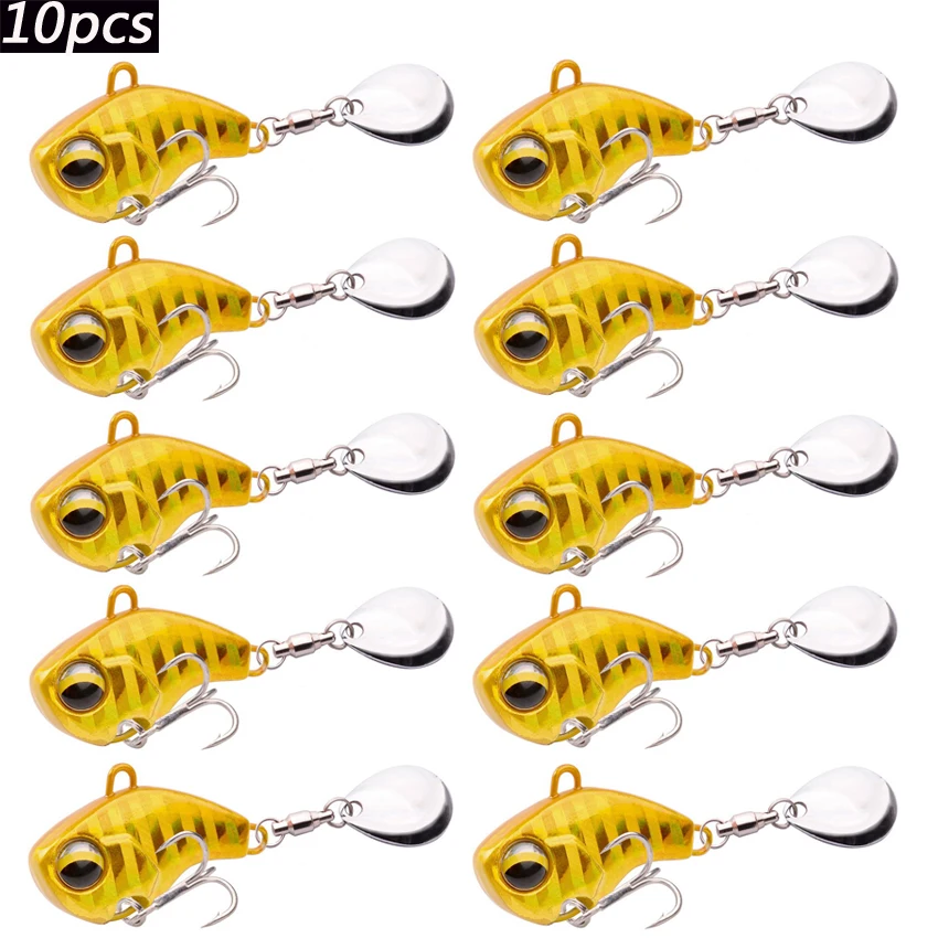 Cuchara Metálica VIB – Señuelo Giratorio con Vibración para Spinning - imagen 4