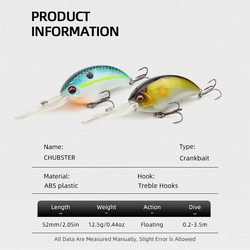 Crankbait Flotante LETOYO 52mm – Señuelo para Lubina y Lucio - imagen 4
