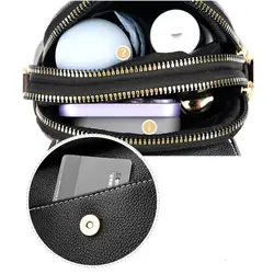 Bolso de hombro de cuero cuadrado para mujer – mini bandolera