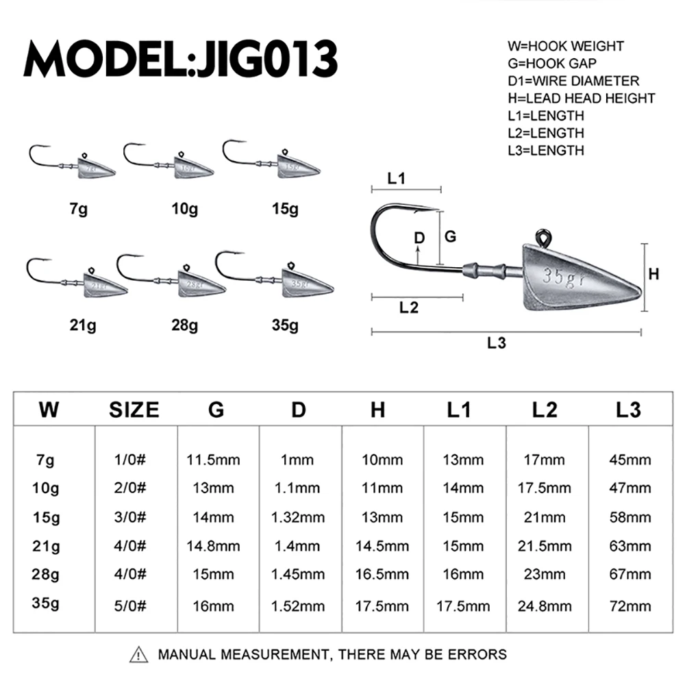 Proberos Jig Head Triangular – Anzuelos afilados para vinilo - imagen 2