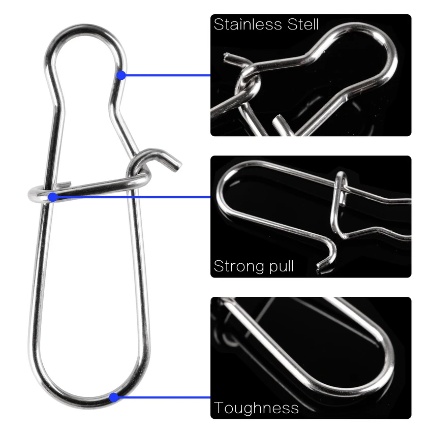 Accesorio de pesca de acero inoxidable