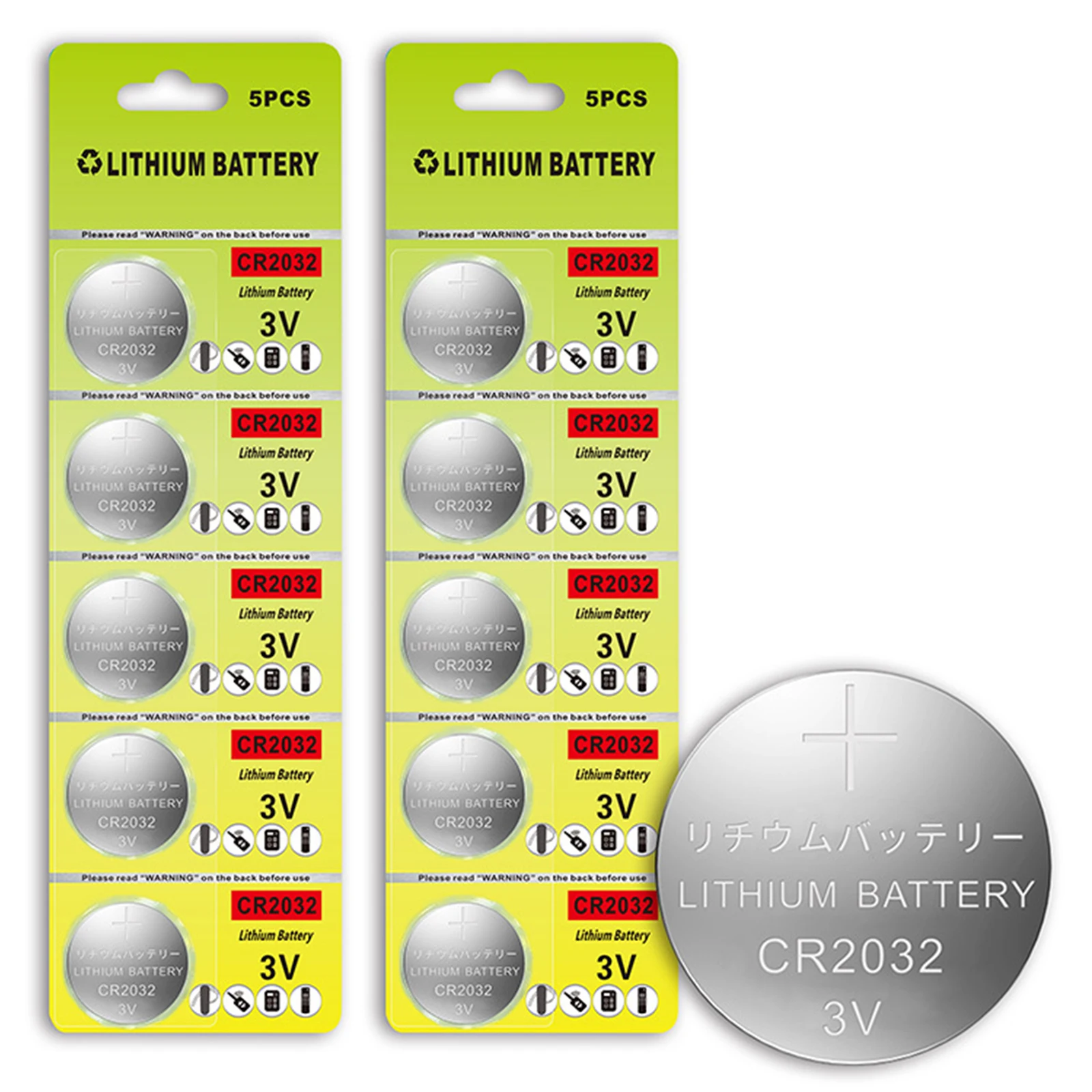 Pila CR2032 litio 3V – Alta capacidad para mando y llave - imagen 3