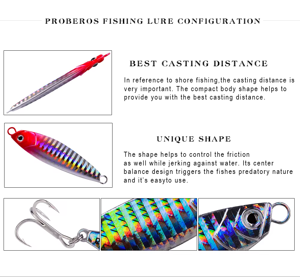 Variedad de colores y formas del conjunto PRO BEROS