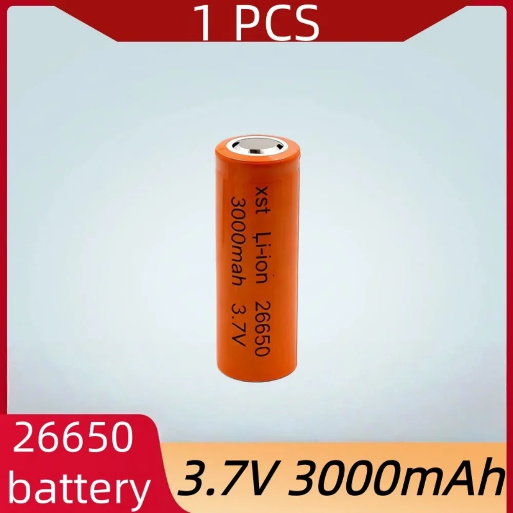 Batería de litio 26650 recargable 3000mAh