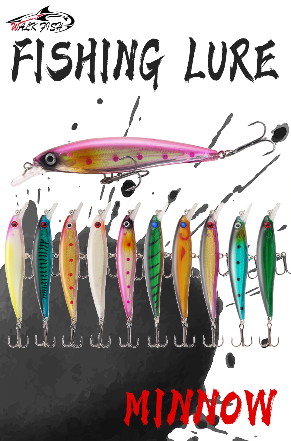 Señuelos Minnow estilo clásico