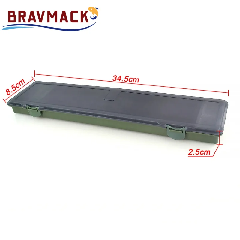 BRAVMACK Caja rígida para aparejos de carpa con pasadores - imagen 4