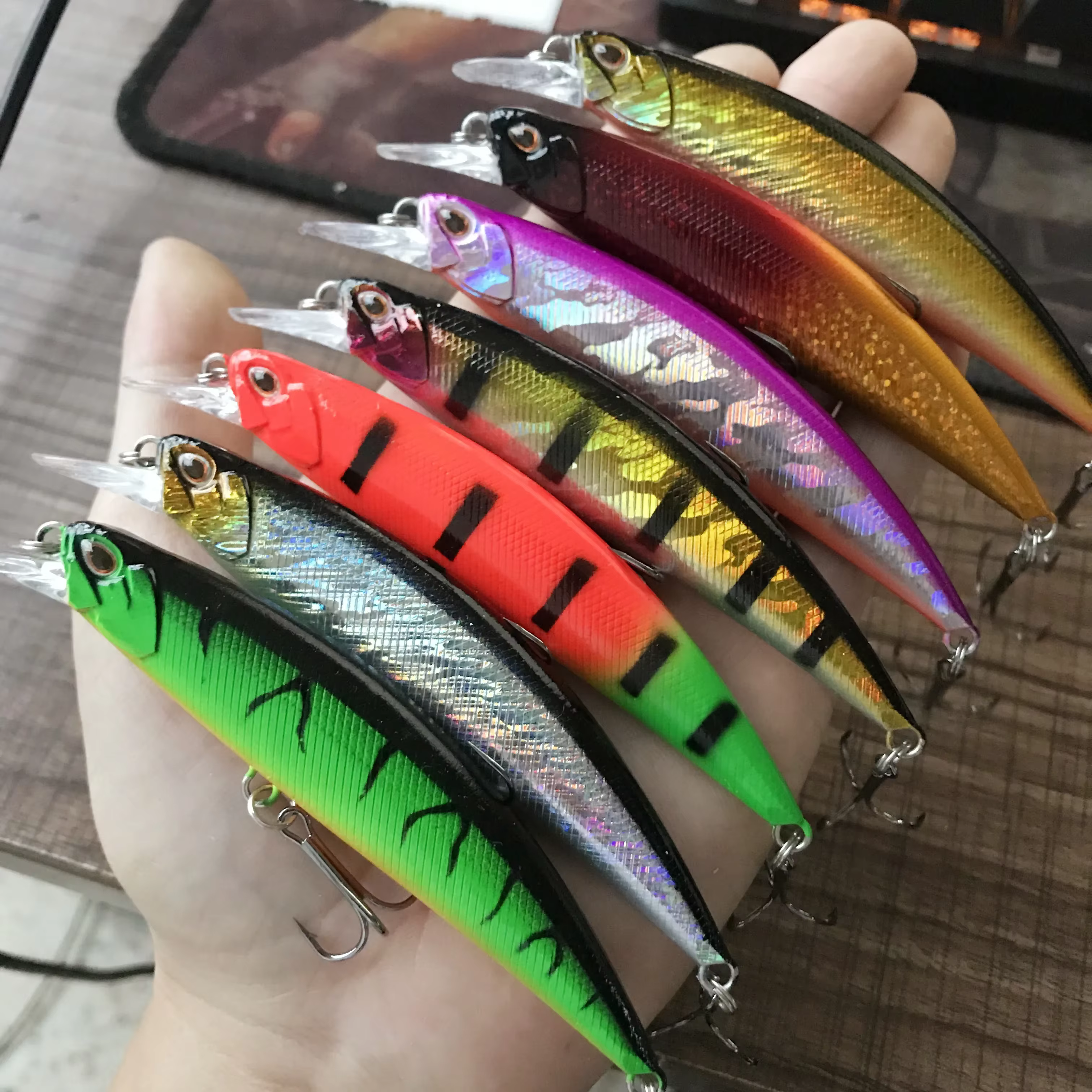 Crankbait Wobbler 11cm 15,6g hundido - imagen 5